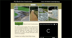 Desktop Screenshot of block-creteconstruction.com